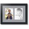 ArtToFrames Collage Photo Picture Frame with 2 - 5x7 inch Openings, Framed in Black with Over 62 Mat Color Options and Regular Glass (CSM-3926-35)